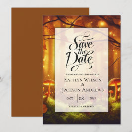 Zauberhafte Amberwaldhochzeit Save The Date