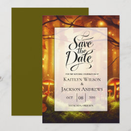 Zauberhafte Amberwaldhochzeit Save The Date