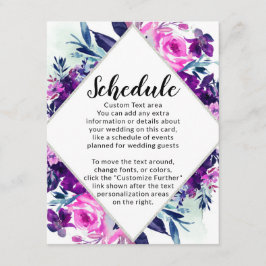 Zauberhafte Blumenrübe Begleitkarte