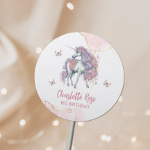 Zauberhafte Burg Einhorn Rosa Prinzessin 1. Geburt