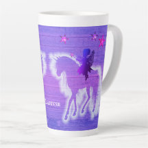 Zauberhafte Einhorn-Silhouette Blauer Rosa Persona