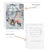 Zauberhafte Eiskristalle mit gefallenen Blätter