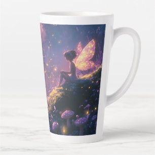 Zauberhafte Fee in einem magischen Wald Milchtasse