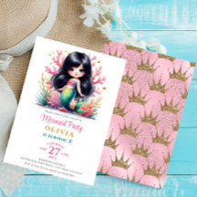 Zauberhafte Geburtstagsparty der Meerjungfrau