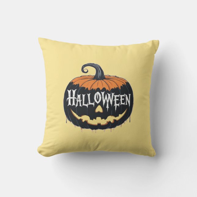 Zauberhafte Halloween-Kissen für gemütliche Dekora Kissen (Vorderseite)