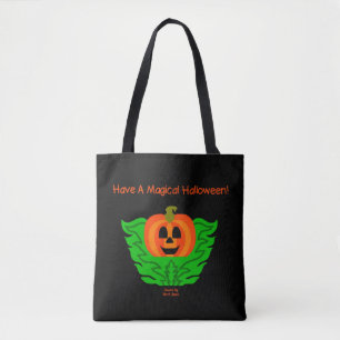 Zauberhafte Halloween-Kürbiskröte-Universaltasche Tasche