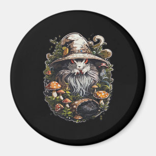 Zauberhafte Hexe Whimsigoth & Mystische Kunst für Magnet