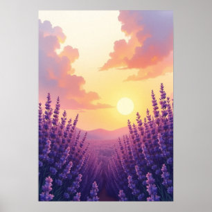 Zauberhafte Lavenderträume Poster