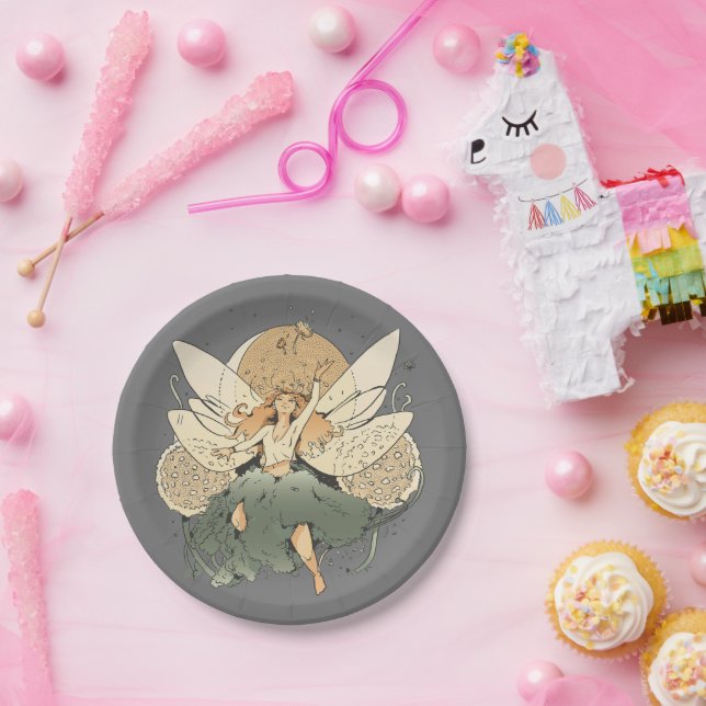 Zauberhafte Märchen - Whimsical Fantasy Art Pappteller (Party)