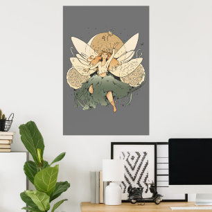 Zauberhafte Märchen - Whimsical Fantasy Art Poster