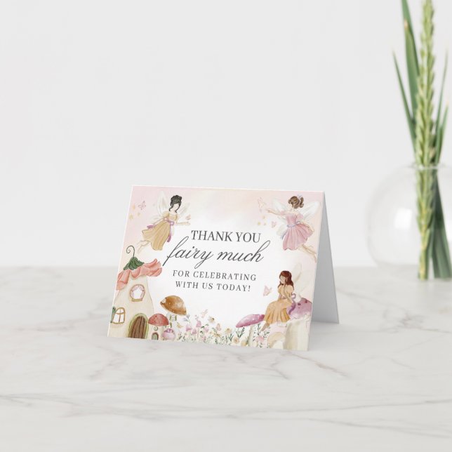 Zauberhafte Märchenschülerin danke Ihrer Geburtsta (Vorderseite)