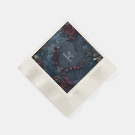 Zauberhafte Midnight Garden Wedding Serviette
