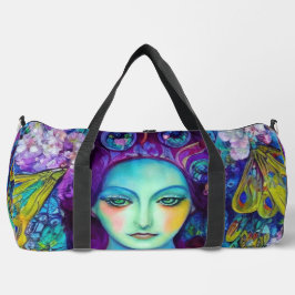 Zauberhafte Milchkönigin mit Schmetterlingen Duffle Bag