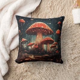 Zauberhafte Mushroom-Hintergründe Kissen