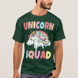Zauberhafte mythische Kreatur der Einhornscheibe T-Shirt