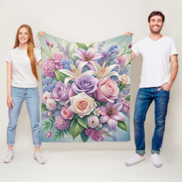 Zauberhafte Pastel Fleece Blanket