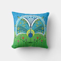 Zauberhafte Pfau-Symmetrie