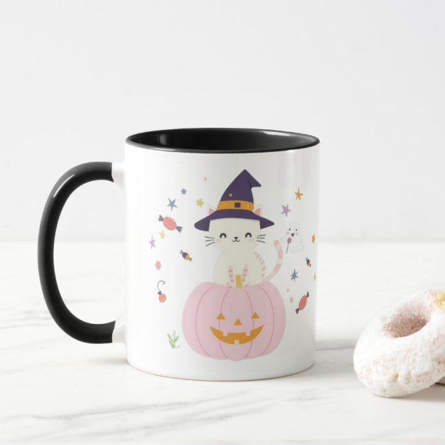 Zauberhafte süße Hoodies Tasse (Mit Donut)