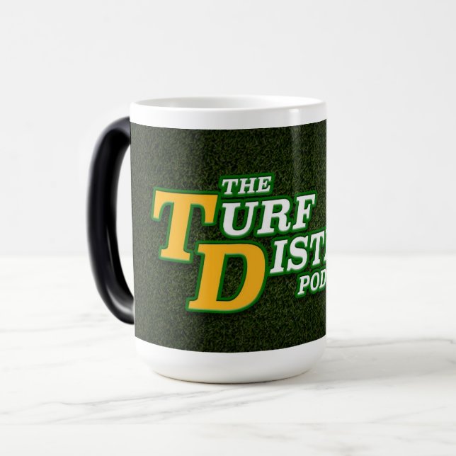 Zauberhafte Tasse für Podcast-Logos (Vorderseite Links)
