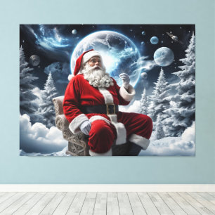 Zauberhafte Weihnachtsfeiertage Leinwanddruck