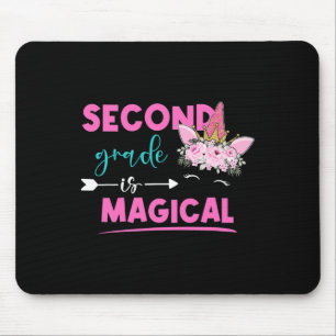 Zauberhafte zweite Klasse Einhorn 2. Klasse Lehrer Mousepad