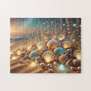 Zauberhafter Muschelgarten Mystische Ozeanstrand S