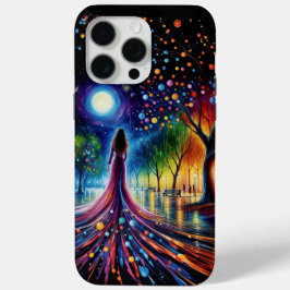 Zauberhafter Nachthimmel mit leuchtenden orbfarben Case-Mate iPhone Hülle