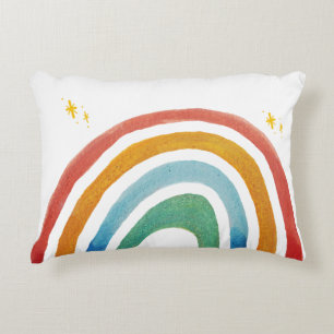 Zauberhafter Regenbogen Dekokissen