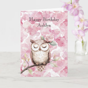 Zauberhafter Rosa Bläschen Geburtstag Karte