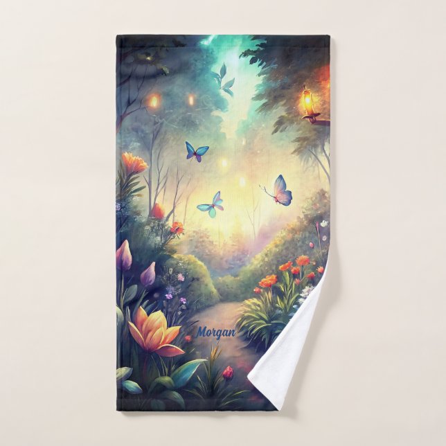 Zauberhafter Twilight Garden - Magischer Wald Spor Handtuch (Handtuch)