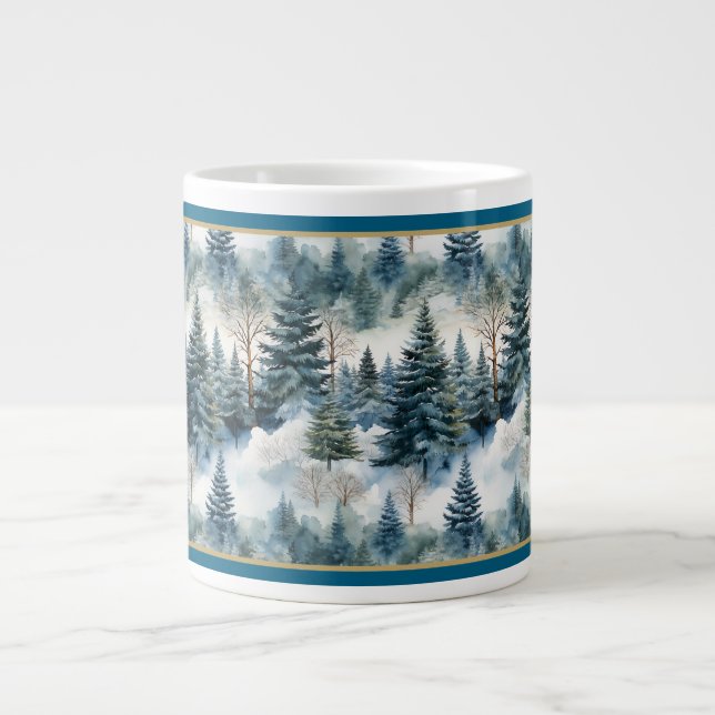 Zauberhafter Wald  Jumbo-Tasse (Vorderseite)