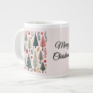 Zauberhafter Weihnachtsbaumwald Jumbo-Tasse