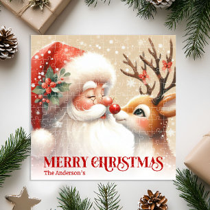 Zauberhafter Weihnachtsmann Rudolph Personalisiert