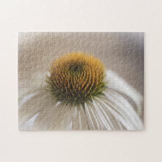 Zauberhafter Weißer Schwan Echinacea Puzzle