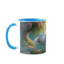Zauberhafter Wiesen White Horse Becher