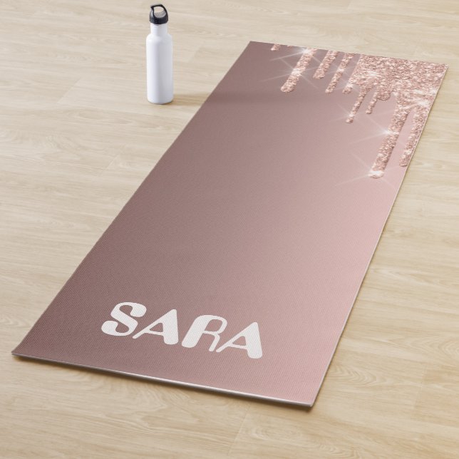 Zauberhaftes, goldfarbenes Glühen Yogamatte (Beispiel)