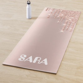 Zauberhaftes, goldfarbenes Glühen Yogamatte