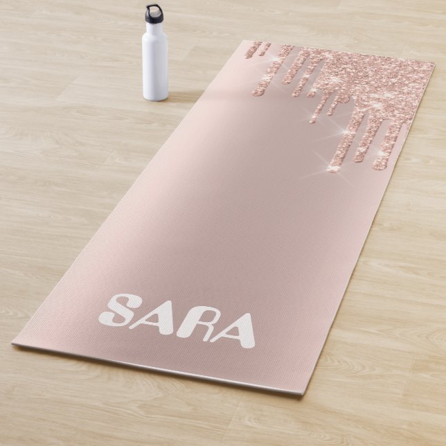 Zauberhaftes, goldfarbenes Glühen Yogamatte (Beispiel)