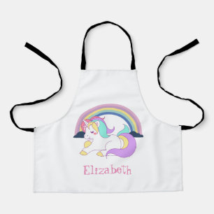 Zauberhaftes Magisches Einhorn, Regenbogen Schürze