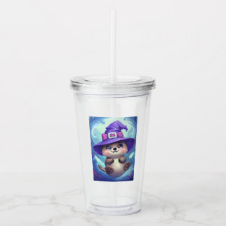 Zauberhaftes Meer-Otter-Plastikcup Acryltrinkbecher