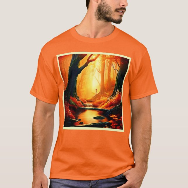 Zauberhaftes Waldglühen T-Shirt (Vorderseite)