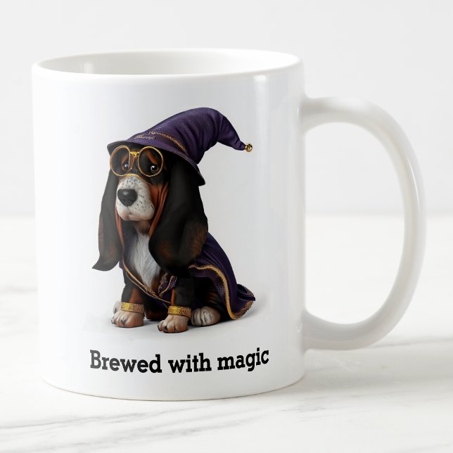 Zauberhund für Zauberer Kaffeetasse (Von Creator hochgeladen)