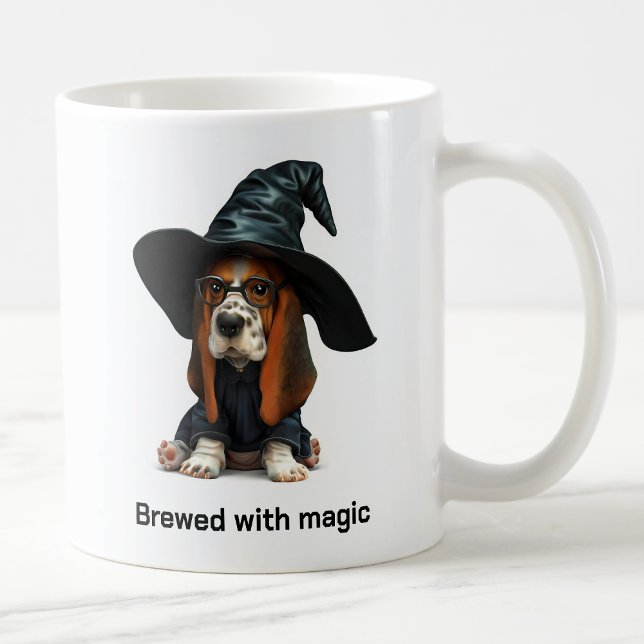Zauberhund für Zauberer Kaffeetasse (Von Creator hochgeladen)