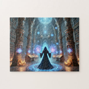 Zauberin Mystische Bibliothek Alte Magie & Geheimn