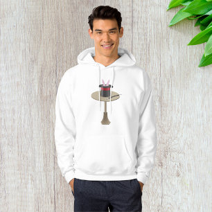 Zauberkaninchen im Hut mit Stab Hoodie