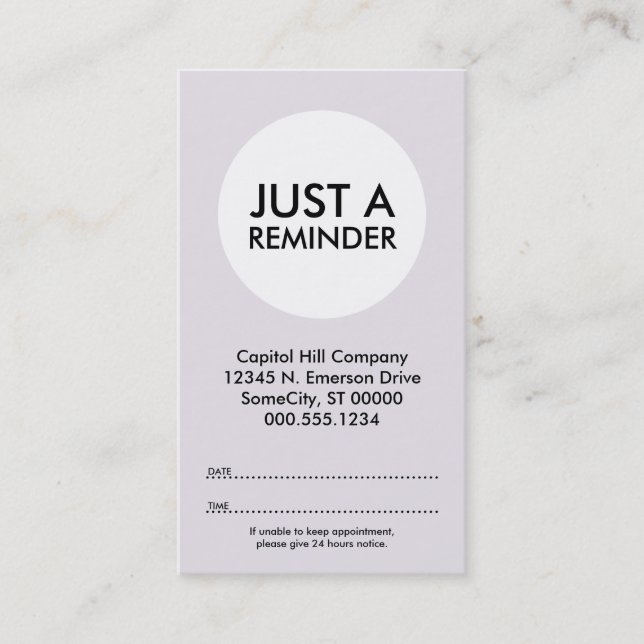 Zauberkarte Terminkarte (Vorderseite)