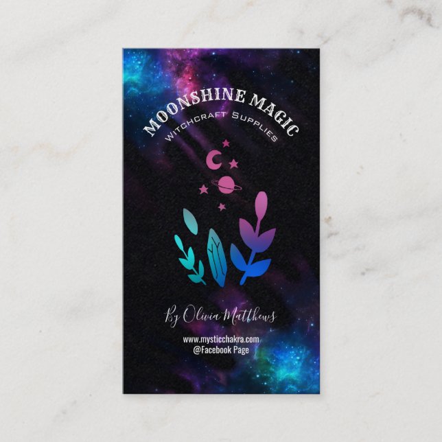 Zauberkit für Galaxy Witchcraft Visitenkarte (Vorderseite)