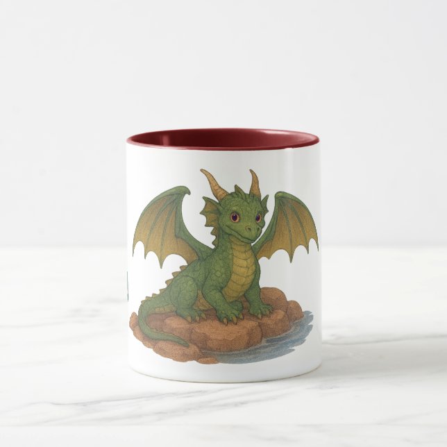 Zauberkleiner Drache Tasse (Zentrum)