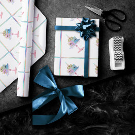 Zauberkuchen | Fantasy Watercolor Party Geschenkpapier