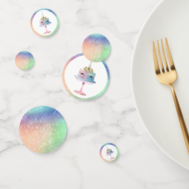 Zauberkuchen | Fantasy Watercolor Party Konfetti (Gruppe)
